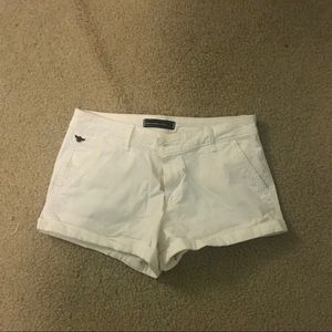 Abercrombie White Shorts